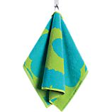 Marimekko Unikko Turquoise and Lime Guest Towel